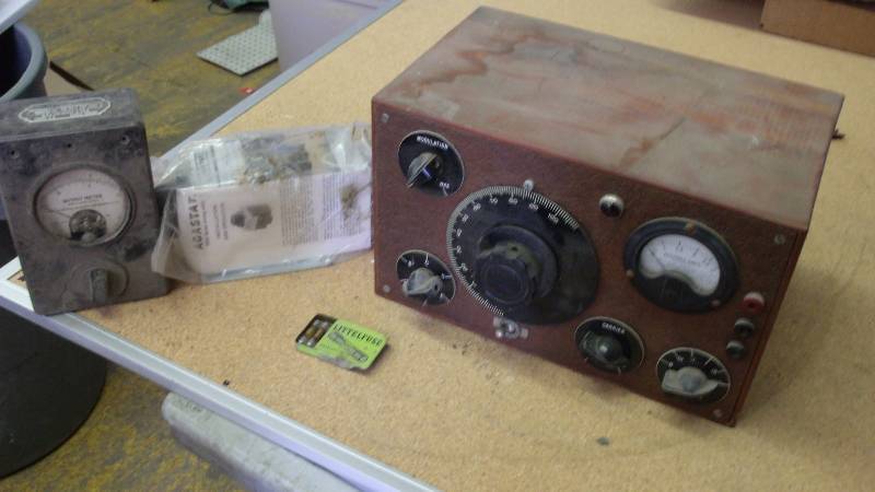 lot 535 image: Agastat Timing Relay, Fuses, Amp Meter