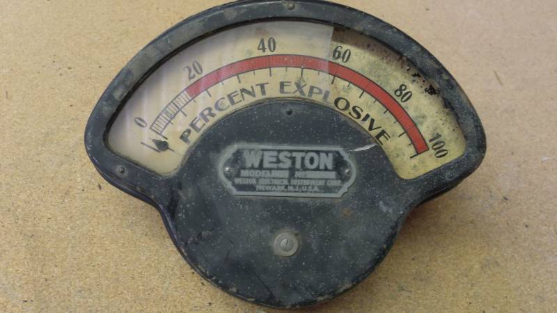 lot 536 image: Weston Percent Explosive instrument gauge