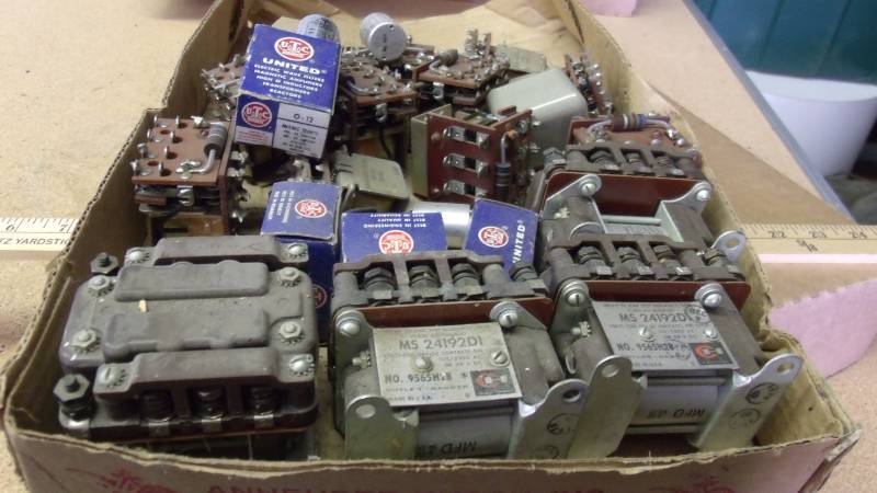 lot 543 image: Box of repair parts