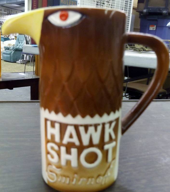 Smirnoff hawk Shot Cup, recipe on the bottom