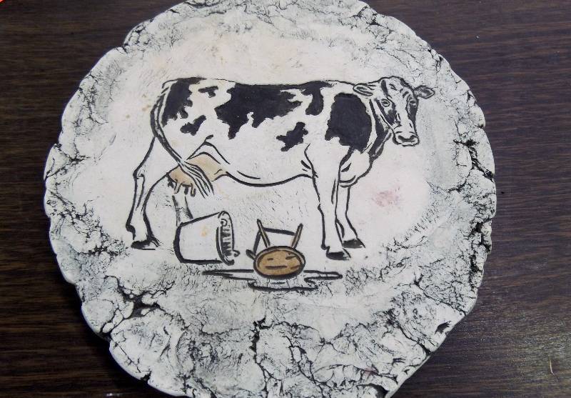Cow Wall Plaque