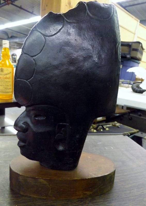 Head Statue Figure - some damage, see pictures