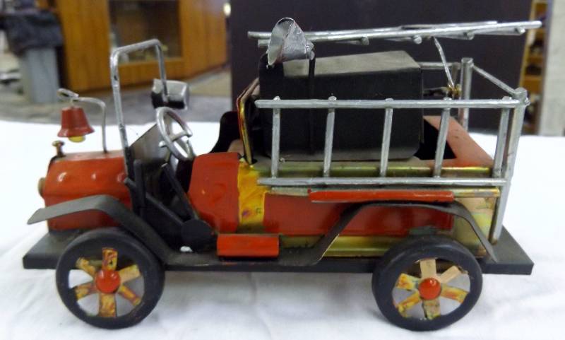 Tin Toy Fire Engine