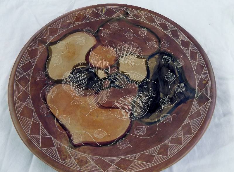 Genuine Besmo Product Hand Carved in Kenya, Platter