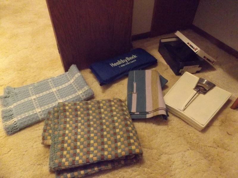 Bathroom Scale and rugs