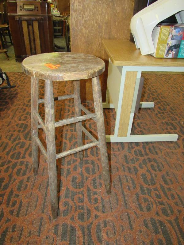 Wooden stool