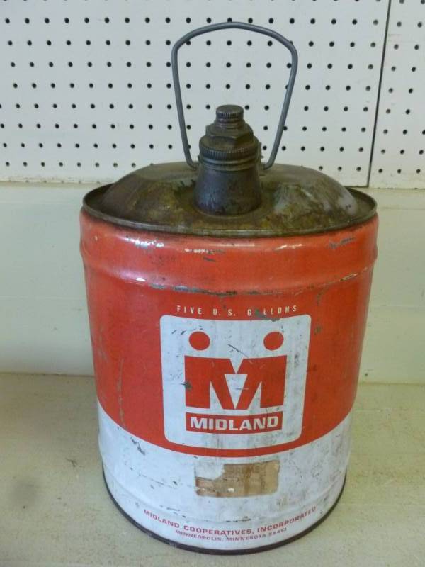 lot 51 image: Vintage Oil Can