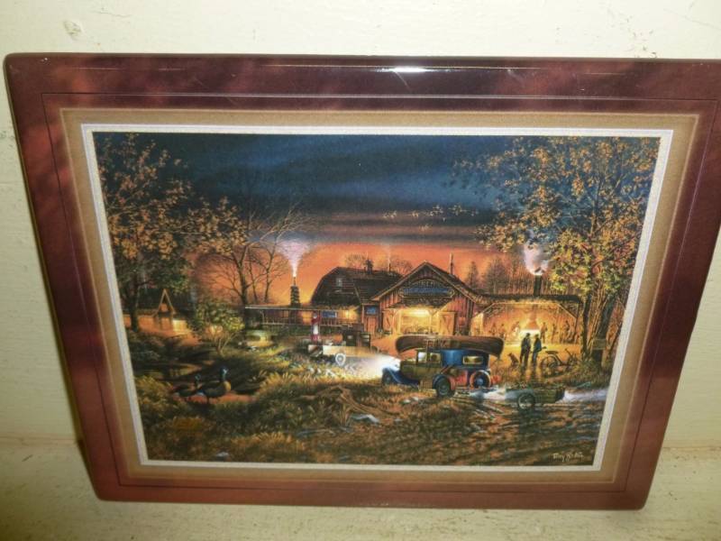 lot 64 image: Terry Redlin Picture Tile