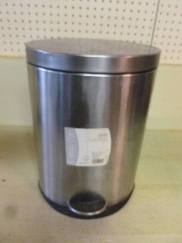 lot 93 image: Stainless Trash Can