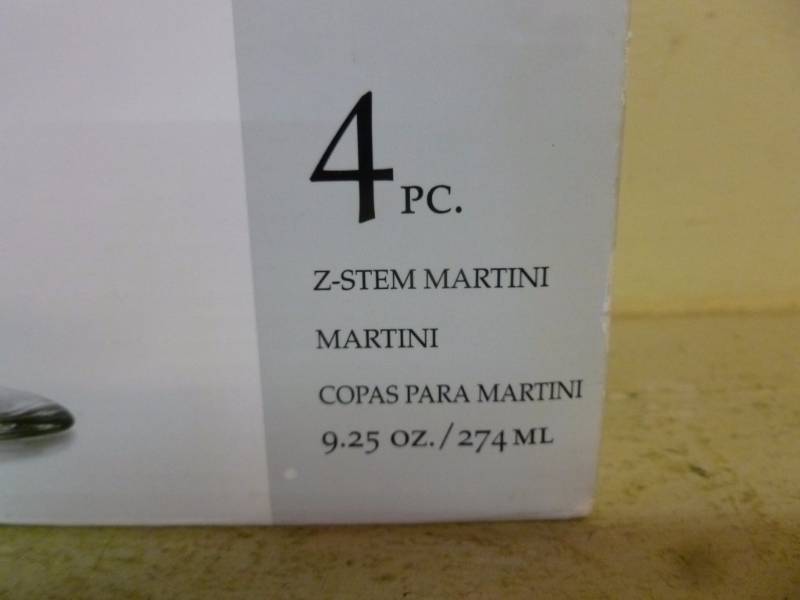 lot 117 image: Martini Glasses