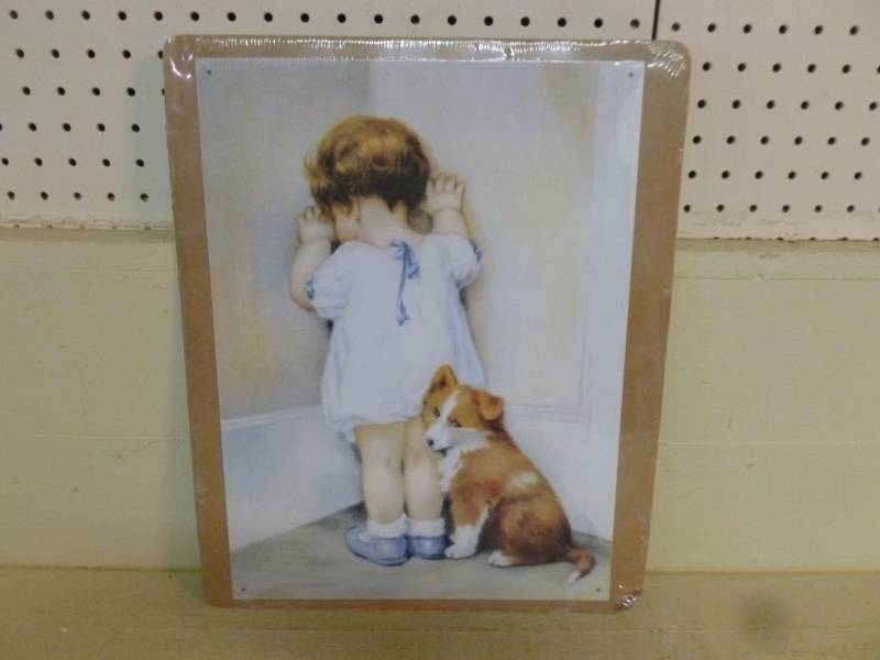 lot 119 image: Metal Sign