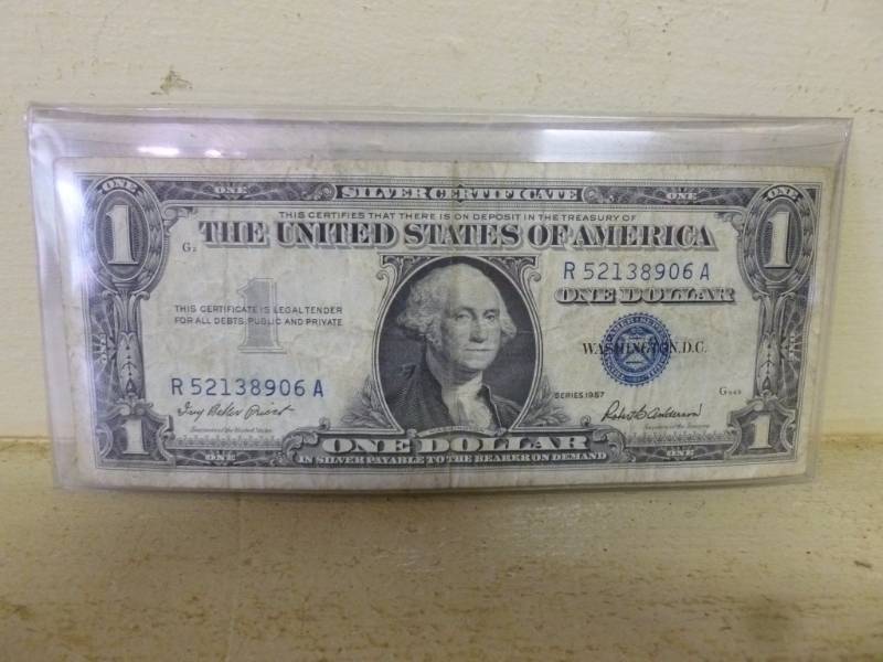 lot 174 image: Vintage Silver Certificate