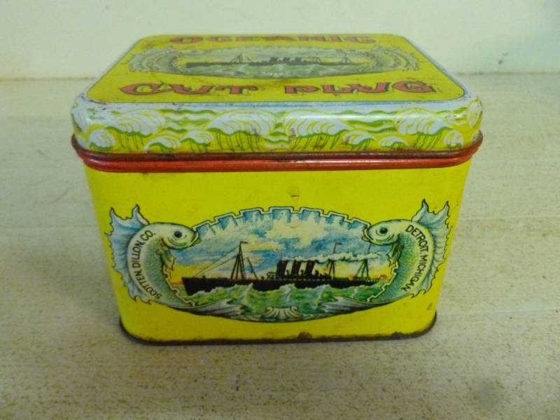 lot 298 image: Vintage Tobacco Can