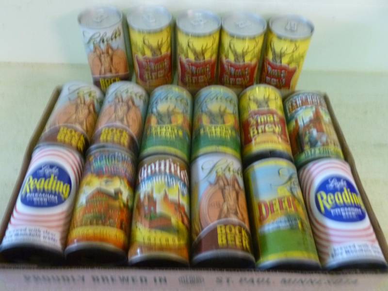 lot 320 image: Vintage Beer Cans