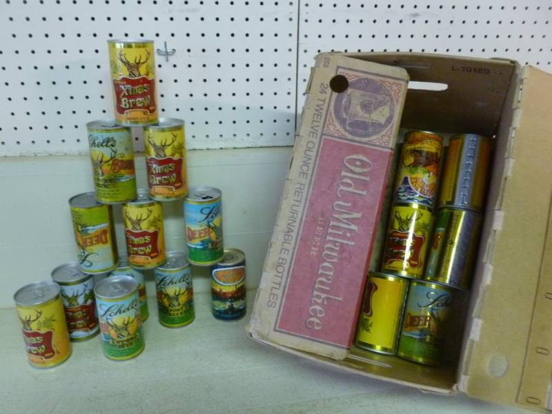 lot 321 image: Vintage Beer Cans