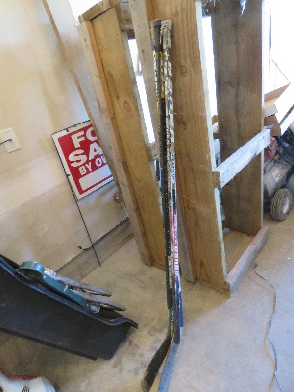 hockey sticks
