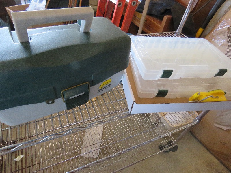 tackle boxes