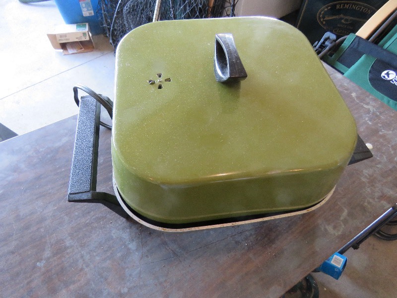 vintage electric fry pan