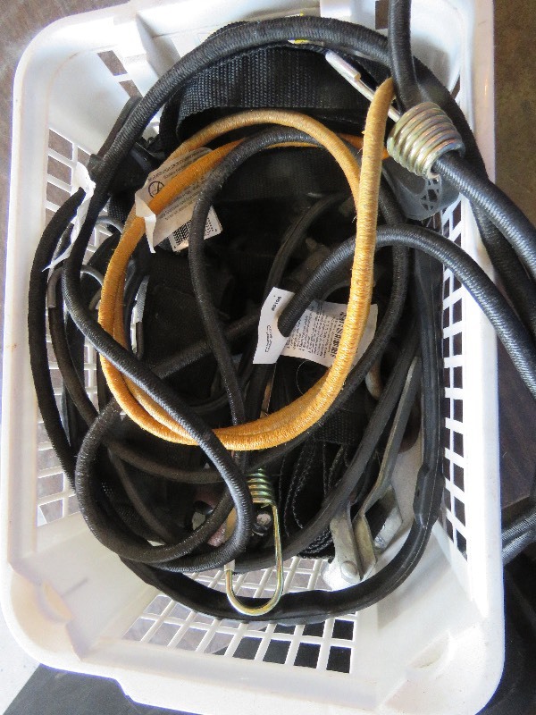 Tie Straps and Bungee cords
