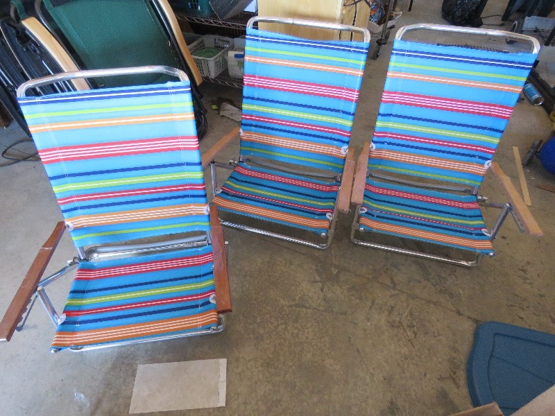 Folding chairs