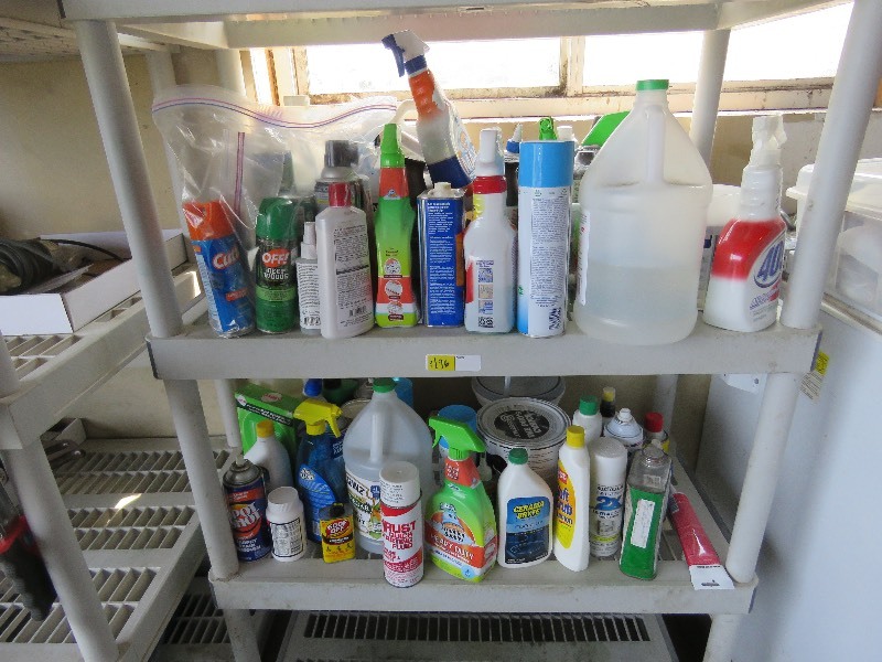 shelf and contents
