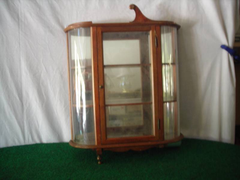 Wall Mount Curio Shelf (20x20) Needs Repair Top & Bottom