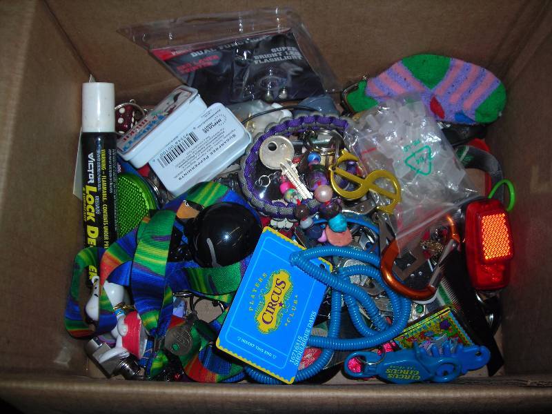 Collection Of Key Fobs, Key Chains, Keys, Misc