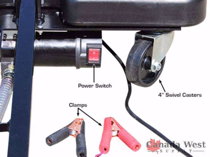 NEW LOW PROFILE OIL DRAIN WITH 12 V DC BATTERY PUMP