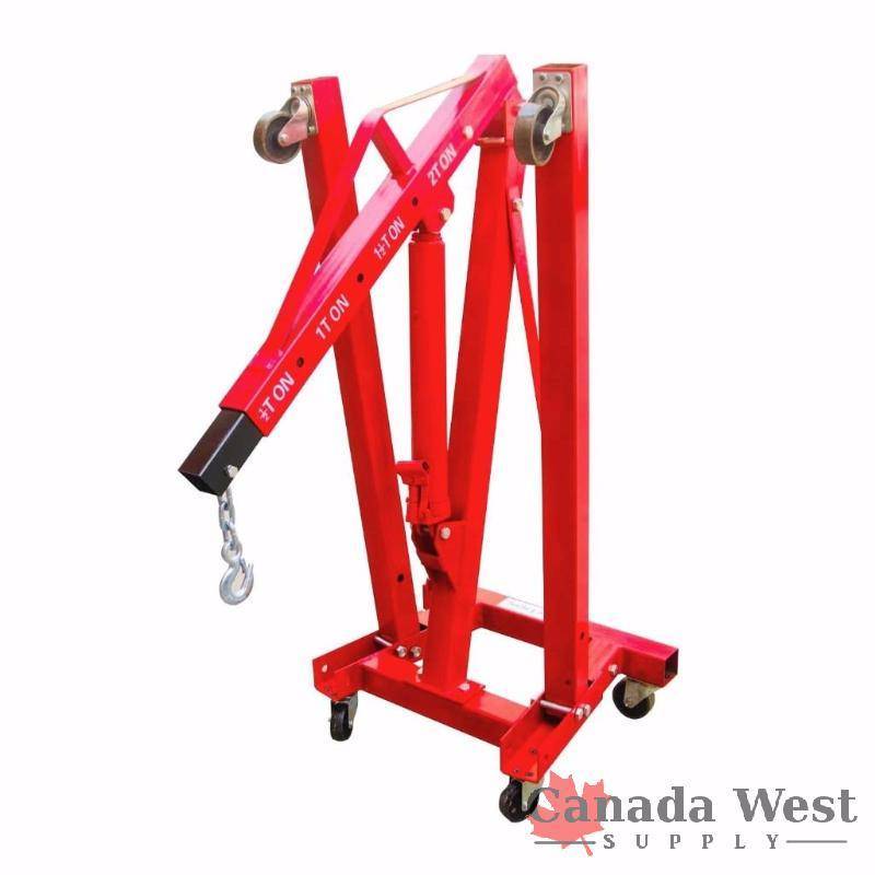 NEW 2 TON ENGINE CRANE HOIST FOLDING EASY STORAGE