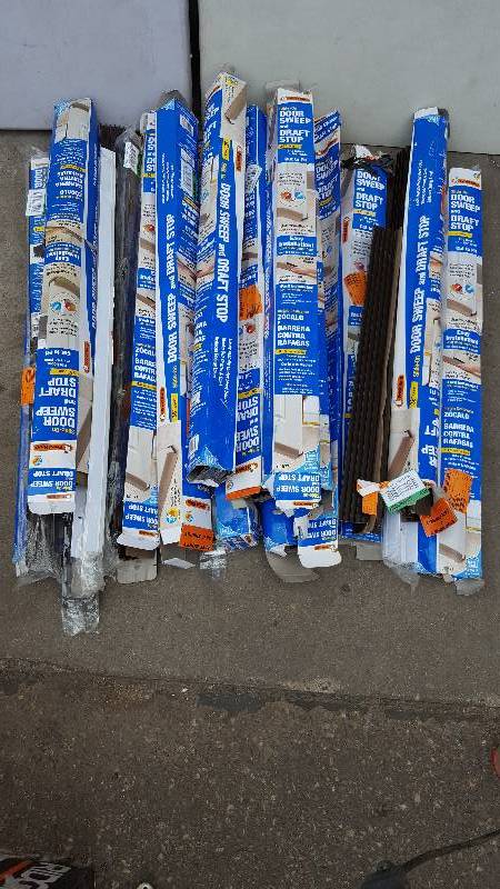 lot 29 image: Lot of Door Sweeo and Draft Stop