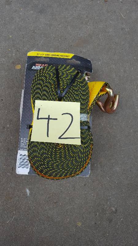 lot 42 image: GearArmour Tie Downs 27 ft. x 2 in. Side Loading - Tie Down Strap