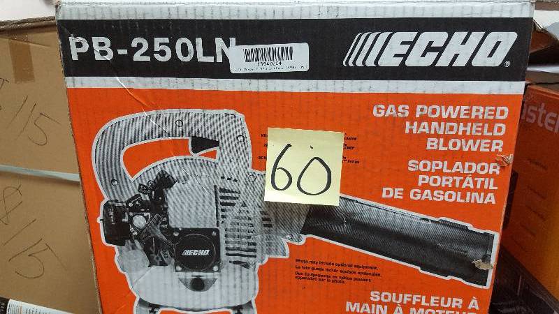 lot 60 image: Echo PB-250LN Gas Powered Blower New