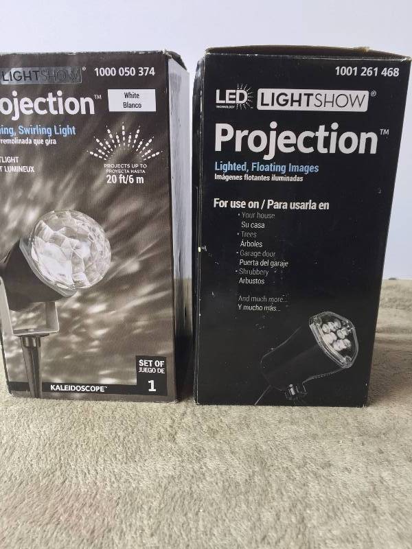 lot 39 image: Lot of 2 LightShow LED Projection Kaleidoscope