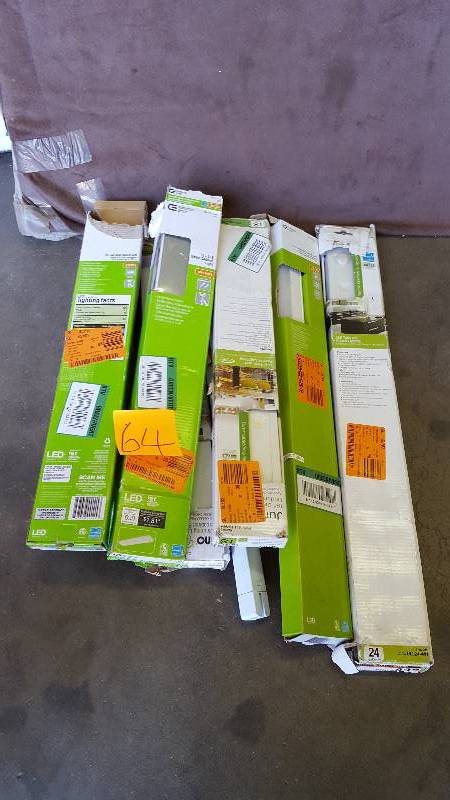 lot 64 image: Lot of Commercial Electric LED Items not inspected