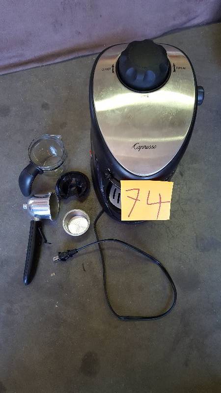 lot 74 image: Capresso Cappuccino Maker