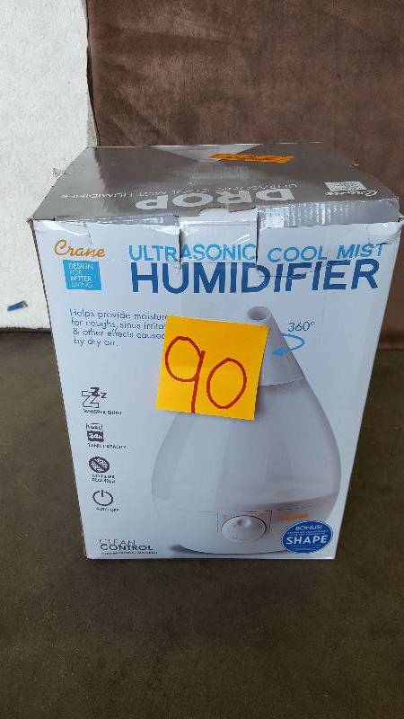 lot 90 image: Ultrasonic Cool Mist Humidifier