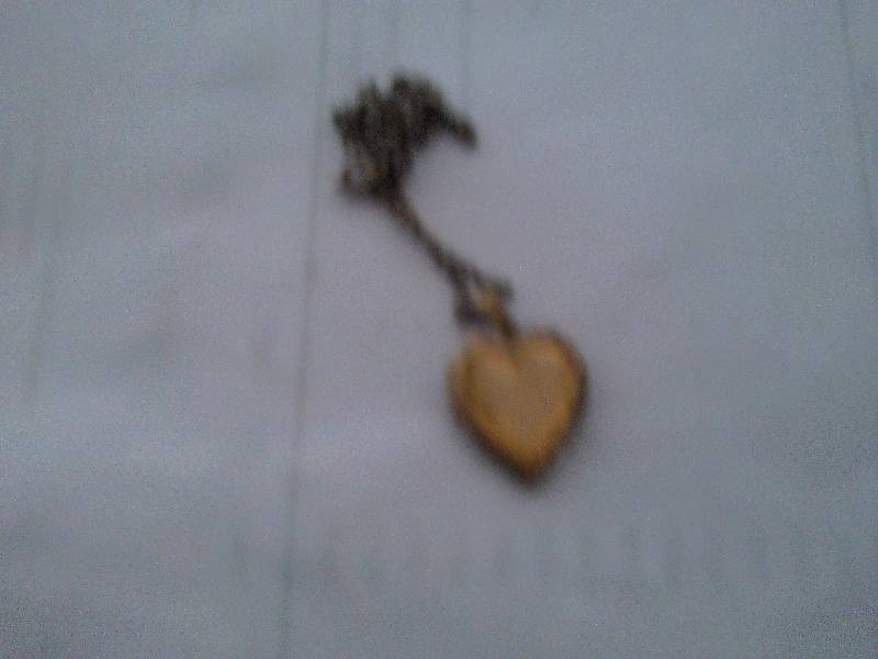 lot 47 image: VINTAGE HEART KNECKLACE