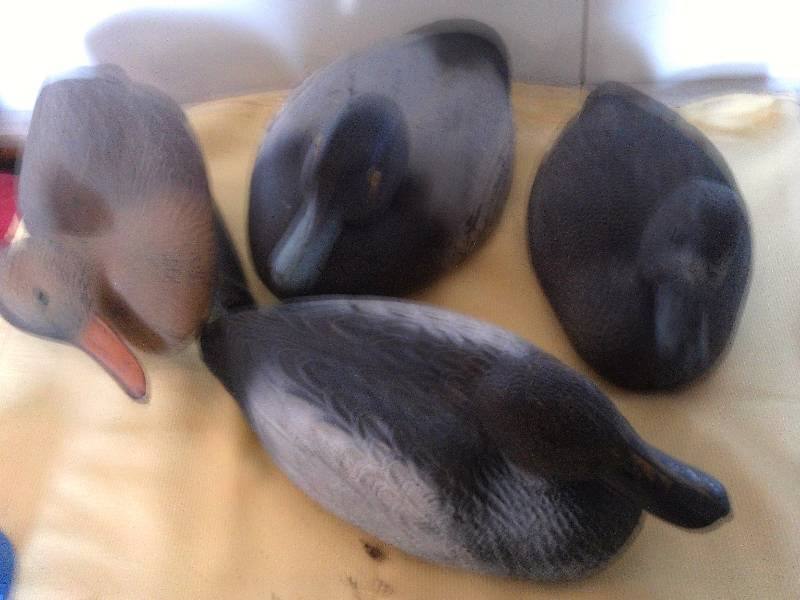 lot 57 image: 4 duck decoys