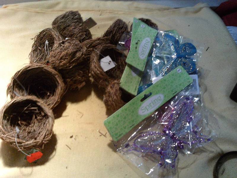 lot 89 image: crafting nests and butter flies