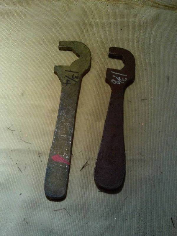 lot 90 image: 2 vintage wrenches