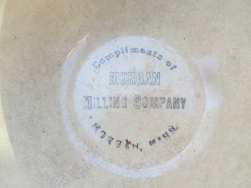 Morgan Milling Co. Advertising Bowl