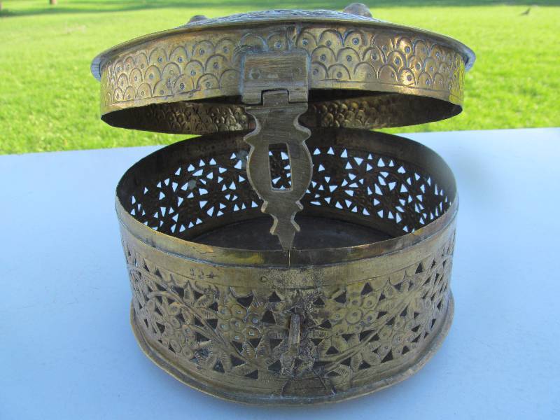 Vintage,Brass Container