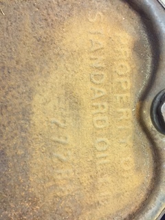Vintage Standard Oil Barrel