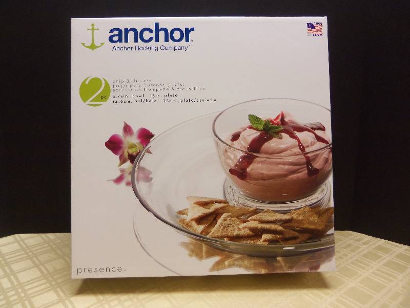 Anchor Hocking - Chip & Dip Set
