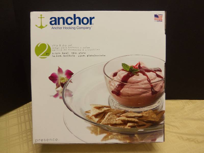 Anchor Hocking - Chip & Dip Set