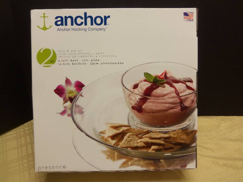 Anchor Hocking - Chip & Dip Set