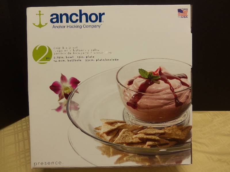 Anchor Hocking - Chip & Dip Set