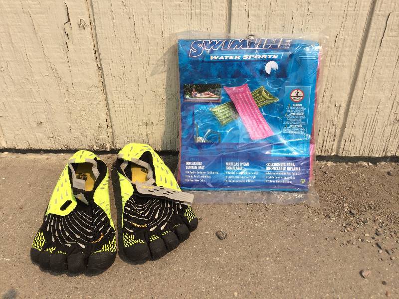 lot 14 image: Assorted Water Accessories with Shoes
