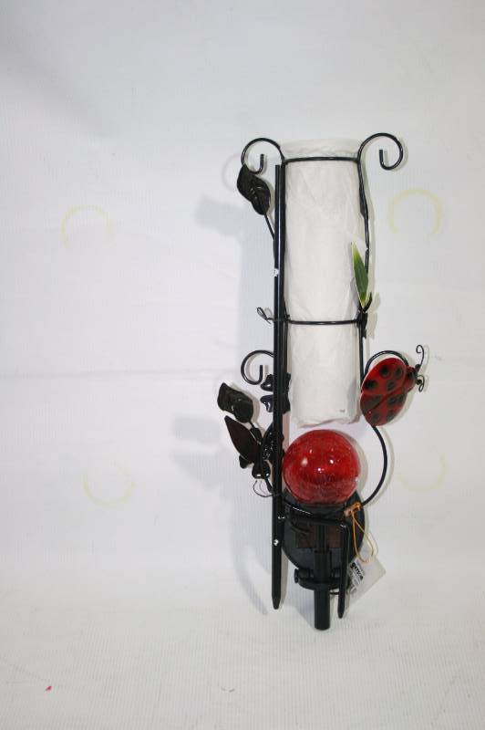 Solar rain guages - set of 2
