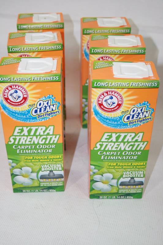 Case of Arm & Hammer Carpet deoderizer